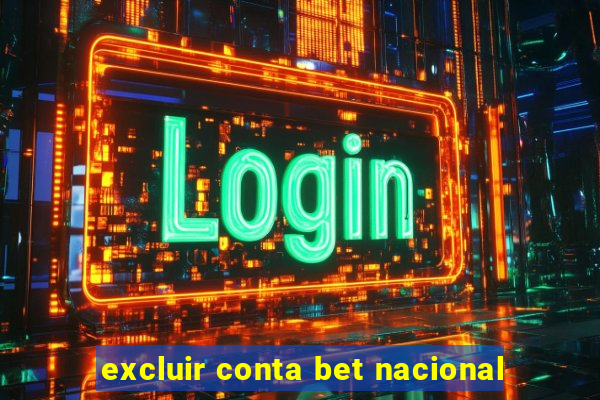 excluir conta bet nacional